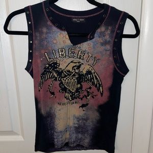 Skinny Minnie Liberty Muscle Tee